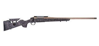 CVA Cascade Long Range Hunter 7mm Rem Mag Bolt Action Rifle - 24" - Black/Bronze